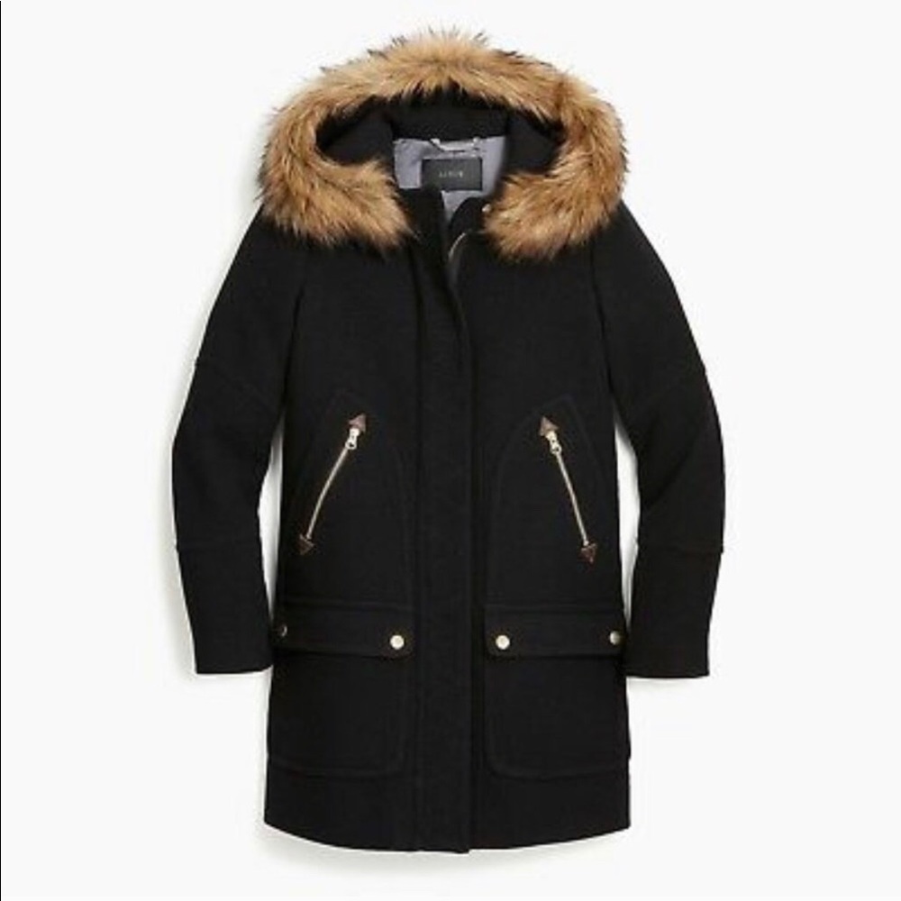 BNWT coveted & highly sought J. Crew chateau parka